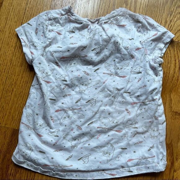 🍭4/$20 H&M x Harry Potter Owl Short Sleeve Tee - 4-6 - Picture 4 of 4